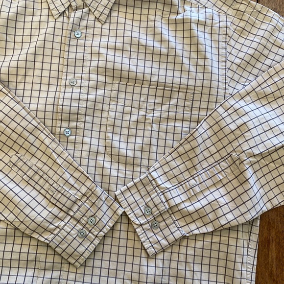 DOCKERS STRETCH Long Sleeve Men's Dress Shirt Size L - Picture 4 of 5